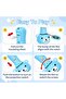 2 Pack Kids Projector Flashlight - Educational Projection Toy for Early Learning - 3