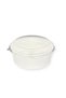 50 Pieces White Cardboard Salad Bowl with Lid 1300Cc - 3