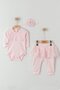 Lace Detailed High Quality Cotton 2-Piece Baby Girl Set - 3