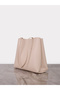 Megi Women's Large Size Tote Wide Volume Model Hand and Shoulder Bag Cream