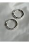 Silver Color Big Hoop Earrings
