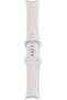 Pixel Watch LTE, Polished Silver Stainless Steel Case, Active Band in Chalk, LTE, 41mm - 3