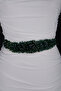 Crystal Beaded Custom Design Wedding Dress and Evening Dress Belt - Elegant Waist Accessory - 5