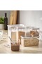 Korallvıppa Set of 6 Food Storage Containers with Leak-Proof Lids, Plastic Transparent Container Set I.K.E.A - 2