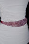 Crystal Beaded Custom Design Wedding Dress and Evening Dress Belt - Elegant Waist Accessory - 5