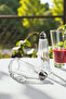 Lunera Glass Salt and Pepper Shaker Set – Set of 2 Transparent Glass Spice Jars with Metal Lids - 3