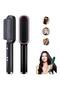 Tnobhg Hair Straightener Brush US Plug 5-Level Temp Control 2-in-1 Ceramic Hair Curler Comb