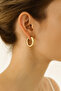 Shiny Basic Hoop Earrings Gold/Silver - 2