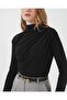 925 Drawstring Detailed Sandy Blouse - Black - 5