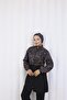 Modern Touch Adjustable Waist Elasticated Water Repellent Fabric 3-Piece Fully Covered Hijab Swimsuit - 2