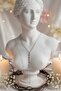 Brass Sequential Star Figured Y Model Silver Color Women's Necklace Does Not Tarnish |   Stylish and Durable Jewelry - 3