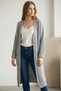 Women's Batwing Sleeve Knitted Long Cardigan with Pockets – 100% Acrylic – Mas2020