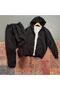 Unisex Fleece-Lined Hooded Tracksuit Set – Warm, Comfortable, and Casual Heavyweight Grammage Sport Style 2-Piece