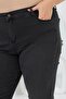 بنطلون مقاس كبير بقصة واسعة عند الكاحل مدخن - 3