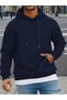 Men's Hooded Hoodi with the Graphic,'No Risk No Story' - 2