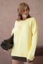 Women's Crew Neck Soft Textured Oversized Knitwear Sweater 3032 - 5