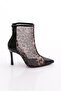 8752 Women's Mesh Detailed Evening Dress Boots