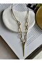 Imported Steel Gold Klig Necklace - 4