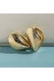 Gold Seashell Earrings – Elegant Clamshell Shape Vintage & Modern Design Women's Earrings - 2