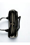 Luki Women's Modern Zippered Three-Compartment Handbag and Shoulder Bag Black - 3