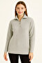 Women's Half-Zip Knit Sweater – Thessaloniki Knit, Mock Neck , Cotton Woven, Regular Fit
