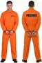 Men's Orange Prisoner Costume |   Adult Prison Clothing - 2