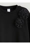 Rmz Gi̇yi̇m Farkiyla Zero Roba Collar Stone-Embellished Girls' Sweatshirt - 5