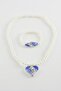 Nrzsnt Çzgflm Bead Child (163912) Set Necklace-White