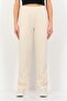 Women Regular Fit Solid Straight Leg Pants, Beige
