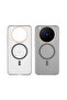 vivo X300 Pro 5G 2025 Hybrid Translucent Magsafe Raised Camera Lips Elegant Look Case Cover - 2