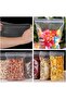 Plastic Ziplock Bags - 100 Pcs Resealable Clear Baggies, 18x21 cm - Ideal for Snacks, Sa - 4