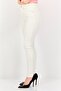 Women Skinny Fit Solid Stretchable Jeans, Creams - 2