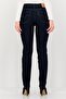 Women Slim Fit Washed Stretchable Jeans, Navy - 2