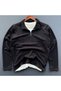 Honeycomb Knitwear with Zipper Collar
