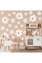 12 Sheets Daisy Vinyl Wall Decals – White Daisy Peel and Stick Floral Stickers (Cute Style - 4