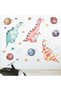 Baby Dinosaur Removable Wall Stickers - Colorful Cartoon PVC Decals (35.4 x 11.8 in) - 3