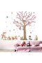 Jungle Animals Wall Decals - Peel & Stick Vinyl Deer, Fox, Hedgehog Nursery Wall Stickers - 2