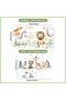 Jungle Animals Wall Decals - Peel & Stick Nursery Decor (Elephant, Lion, Giraffe, Monkey) - 7