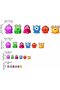 Colorful Paint Monster Wall Stickers - Graffiti Decals for Kids Nursery - 4