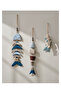 Hanging Fish Decor Ornament for Home, Beach House, Bathroom & Living Room - 4