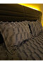 Premium Quality Tasseled Double Bedspread 250X250 2 Pillowcases Anthracite - 4
