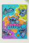 دفتر ملاحظات STITCH A5 بغلاف معدني حلزوني من الورق المقوى غير المسطر