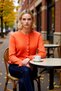 Women's Ruffle Detailed Buttoned Knit Cardigan Adds Elegance to Your Casual Outfits with Its Soft Texture - 3