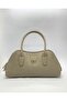 Beige Women's Suede Bag, Daily Use Hand and Shoulder Bag