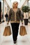 Women's Leopard Print Soft Knitted Comfortable Fit Knitwear Cardigan Is an Indispensable Item for Winter Outfits. - 4