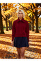Women's Wide-Fit Turn-Down Collar Zippered Knitwear Cardigan Long-Sleeved Top Clothing Offering Comfortable and Stylish Look - 5