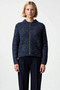 Women's Zip-Up Crew Neck Low Sleeve Ethnic Pattern Thick Knitwear Cardigan Acrylic Polyester Cotton - 5