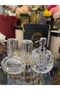 Esterhomedecor 4 Pieces Crystal Look Acrylic Bathroom Set