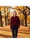 Women's Soft Textured Wide-Fit Zippered Knit Cardigan - a Comfortable and Stylish Addition to Your Everyday Style