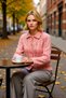 Women's Lace-Like Knit Hole Boucle Yarn Knitwear Cardigan Casual Elegance and Offering Long Sleeve Top Wear - 3
